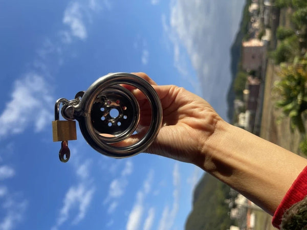 Chastity lock belt cb penis abstinence device sm sexy male cage
