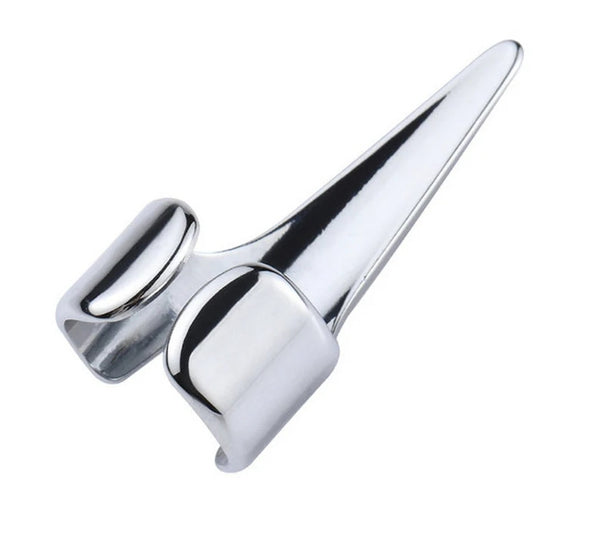 Unisex Adjustable Silver - Set of Five Stainless Steel Metal Claws for Fingers 10pcs