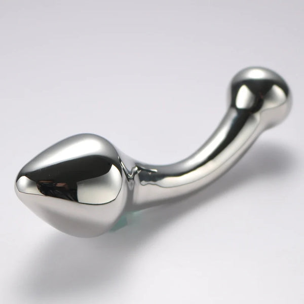 Stainless Steel Dildo for G-spot stimulation /ANAL Beads training for beginner