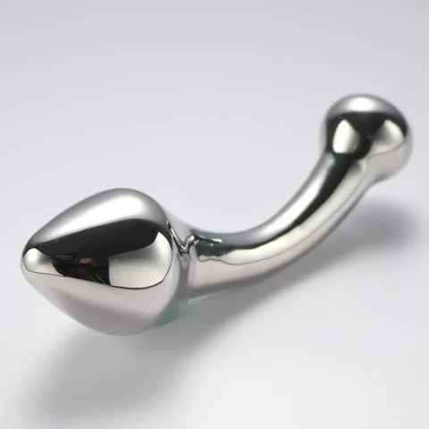 Stainless Steel Dildo for G-spot stimulation /ANAL Beads training for beginner