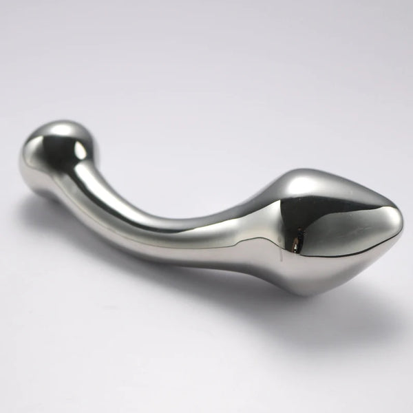 Stainless Steel Dildo for G-spot stimulation /ANAL Beads training for beginner