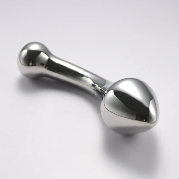 Stainless Steel Dildo for G-spot stimulation /ANAL Beads training for beginner