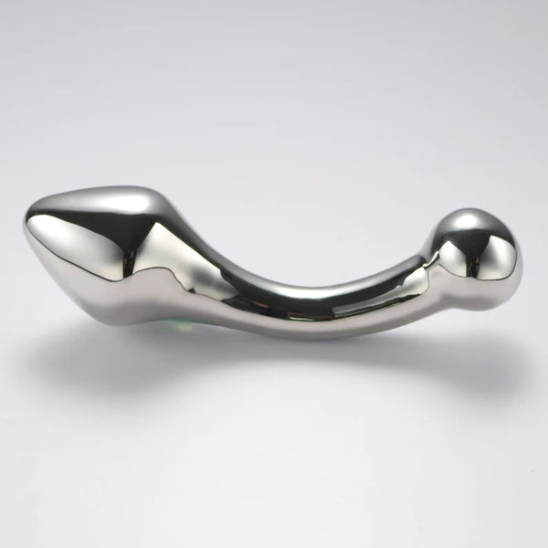 Stainless Steel Dildo for G-spot stimulation /ANAL Beads training for beginner
