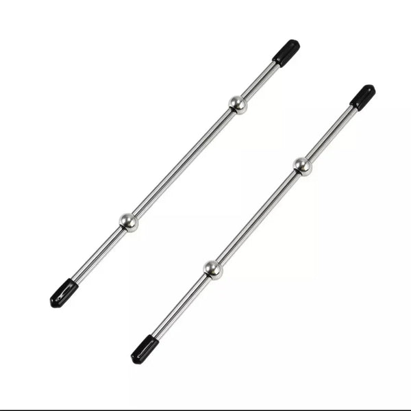 Abacus Vice Double Bar Pincher Clitoris Labis Nipple Bar Frenulum Clip on Ring Adjustable Steel Nipple Pleasure Bead Slides BDSM Bondage