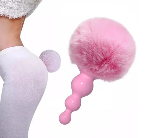Silicone Anal Plug Plush Rabbit Tail Sex Toy for Women Men Gay Sexy Butt Plug Prostate Massager Tail
