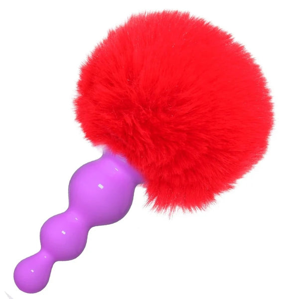 Silicone Anal Plug Plush Rabbit Tail Sex Toy for Women Men Gay Sexy Butt Plug Prostate Massager Tail