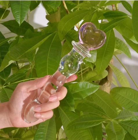 Glass Dildo for Women Men Crystal Masturbator for Vaginal and Anal Stimulation Anal Plug