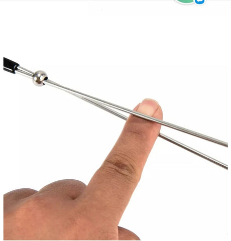 Abacus Vice Double Bar Pincher Clitoris Labis Nipple Bar Frenulum Clip on Ring Adjustable Steel Nipple Pleasure Bead Slides BDSM Bondage