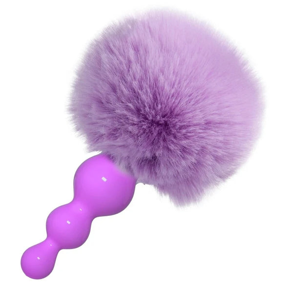 Silicone Anal Plug Plush Rabbit Tail Sex Toy for Women Men Gay Sexy Butt Plug Prostate Massager Tail
