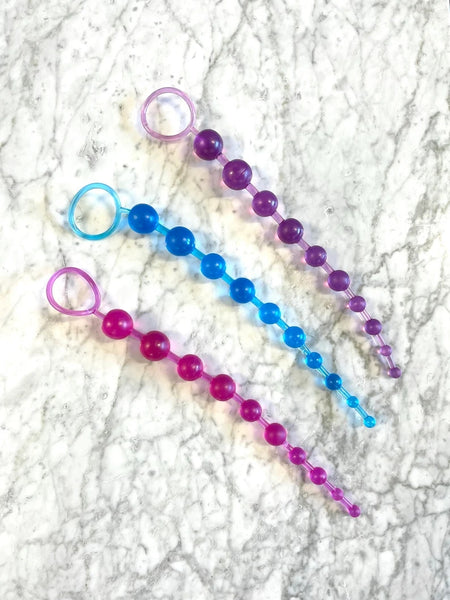 Anal Beads Massage Butt Plug Sex Toy for Beginner Cosplay Anal play 3pcs