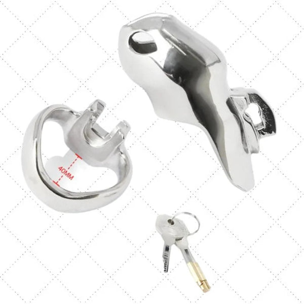 Chastity Belt Penis Ring/Stainless Steel Cock Cage For Men/Penis Cage Lockable
