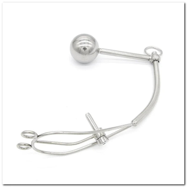 Metal female urethral tube anal plugs chastity lock pants Y-type stainless steel alternative adult toys