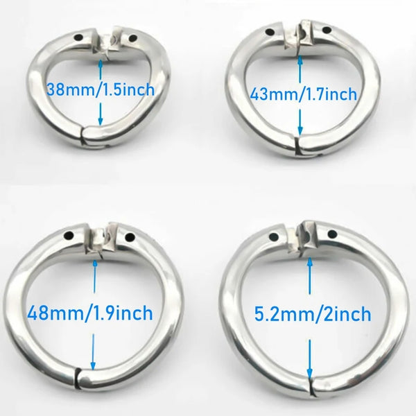 Steel Chastity Cage with Lock, Chastity Cock Cage, Chastity Device, Chastity Belt, Men Cock Cage, Stainless Steel Penis Lock, Mamba Chastity