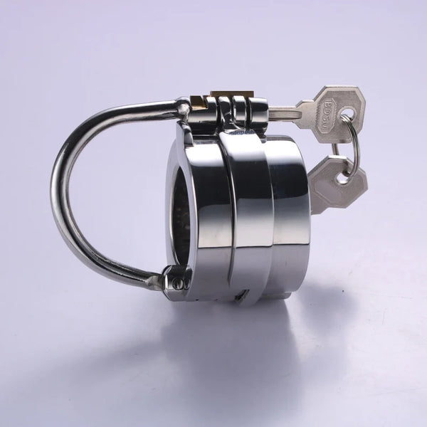Spiked CBT Ball Stretcher with Scrotum Torture Separator