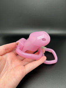 PINK SISSY CAGE, Chastity Cage for Male