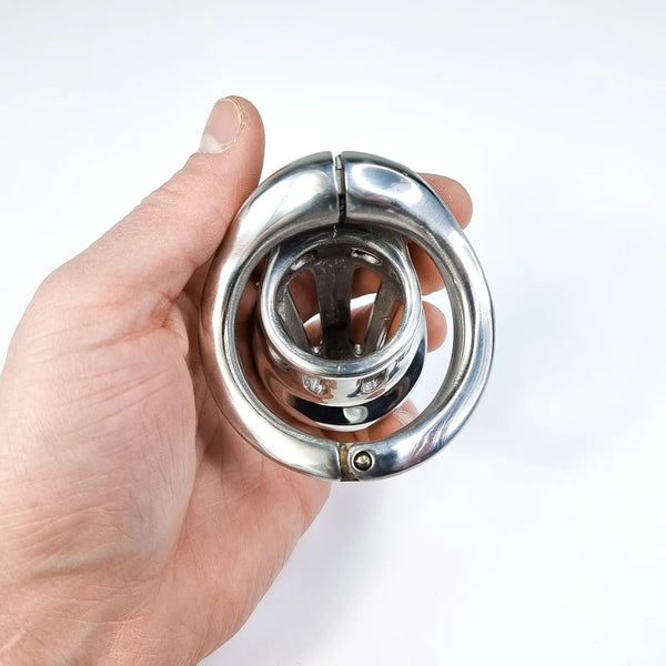 Steel Chastity Cage with Lock, Chastity Cock Cage, Chastity Device, Chastity Belt, Men Cock Cage, Stainless Steel Penis Lock, Mamba Chastity