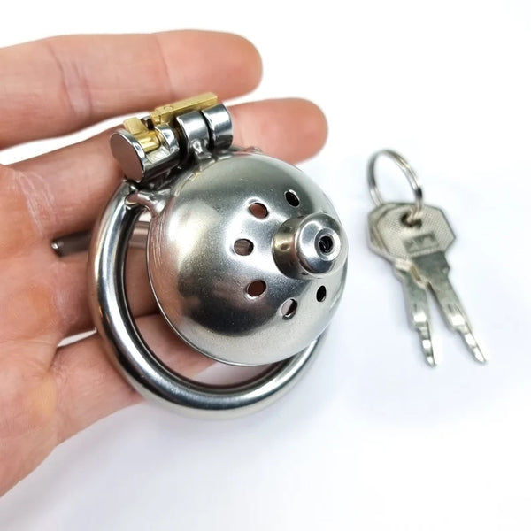 Steel Chastity Cage with Lock, Chastity Cock Cage, Chastity Device, Chastity Belt, Men Cock Cage, Stainless Steel Penis Lock